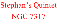 Stephan’s Quintet NGC 7317